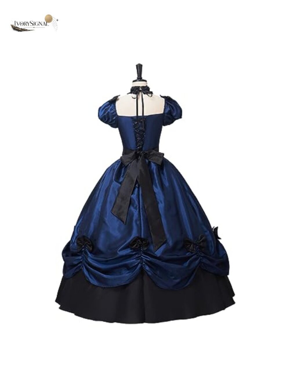 Gothic Victorian Rococo Ball Gown Masquerade Prom Dress - Picture 5 of 5